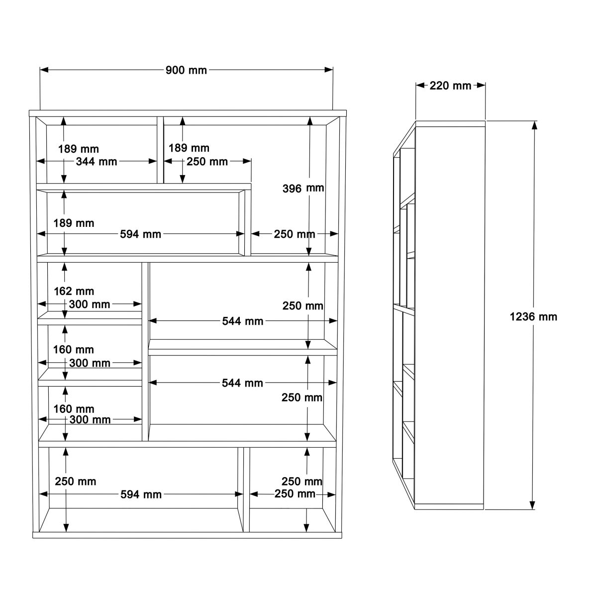 Craft Kitaplık CF1-SA